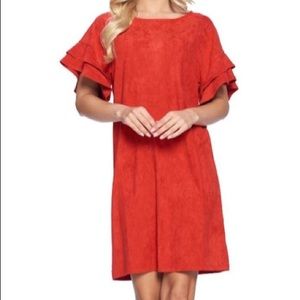 Aryeh Faux Suede Dress